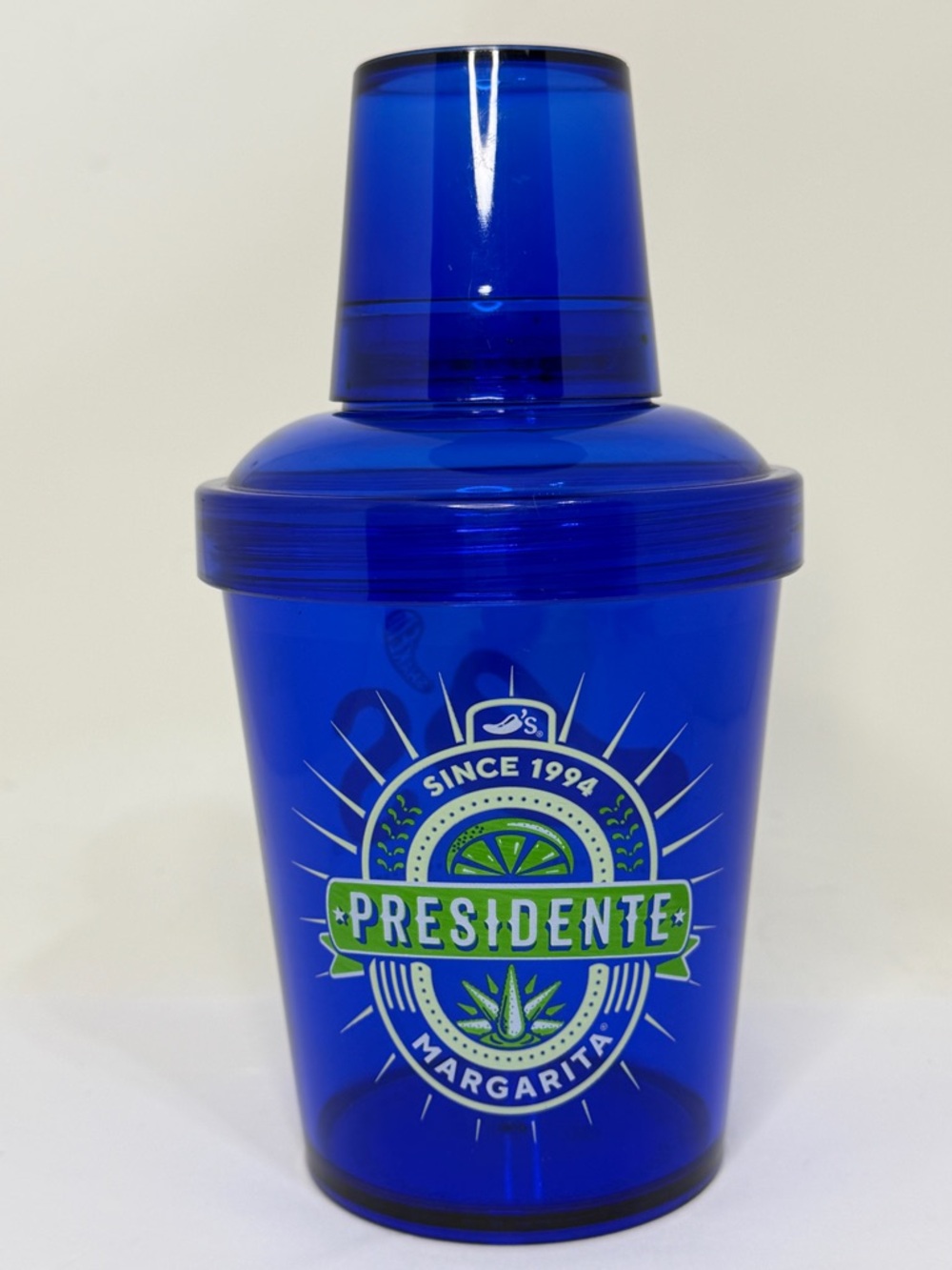 Chili’s Presidente Margarita Cocktail Shaker Cup Bar Drinkware